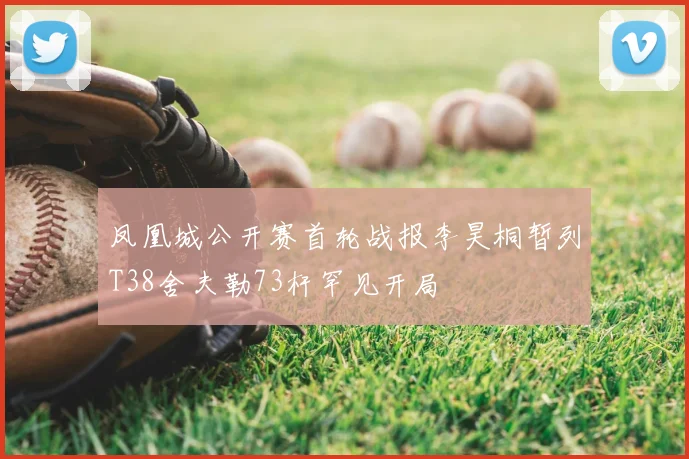 凤凰城公开赛首轮战报李昊桐暂列T38舍夫勒73杆罕见开局