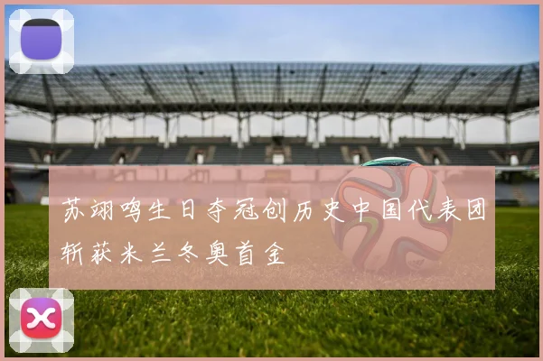 苏翊鸣生日夺冠创历史中国代表团斩获米兰冬奥首金